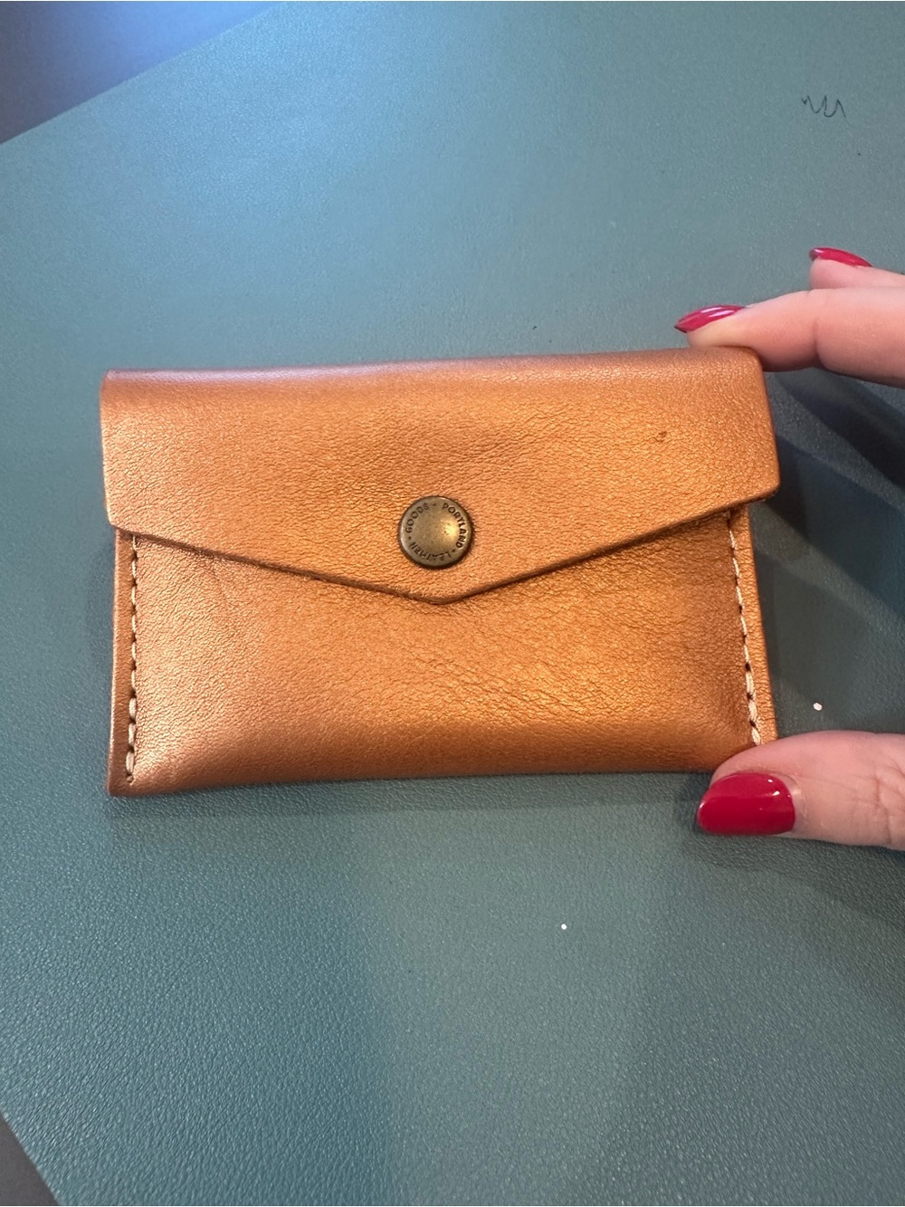 Portland Leather Envelope Card Wallet